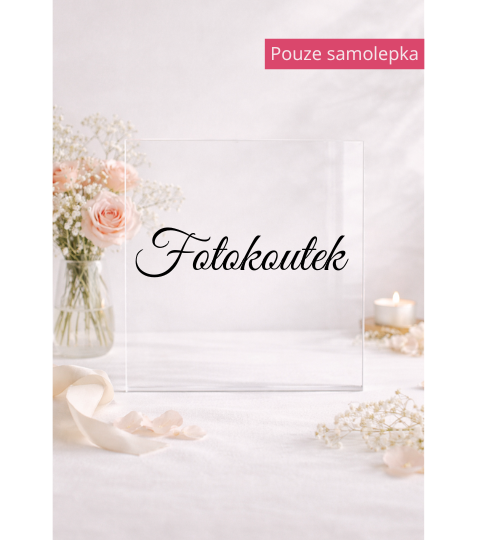Vinylová samolepka – Fotokoutek