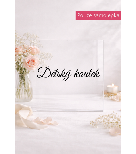 Vinylová samolepka – Dětský koutek