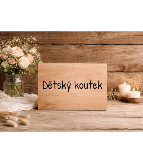 Vinylová samolepka – Dětský koutek